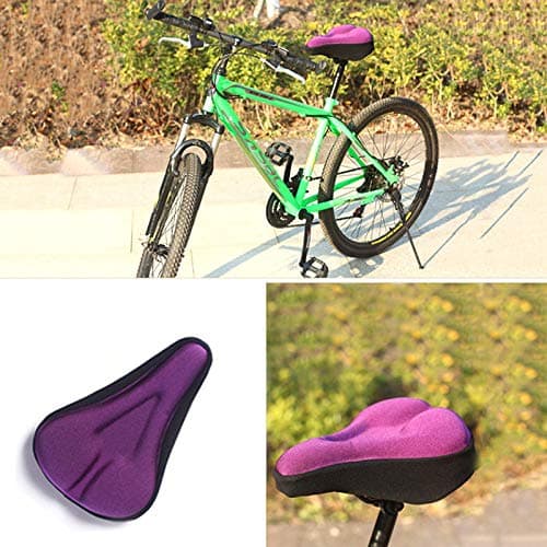 Housse de selle rembourée en gel pour vélo VTT femme