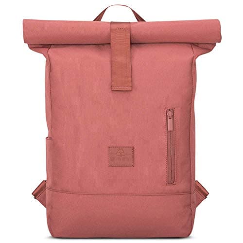 Sac à dos vélo femme Roll up, en plastique recyclé, résistant à l'eau.