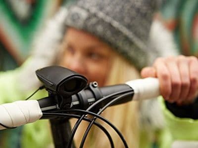 Sonnette électrique noire pour vélo de femme 140 decibels