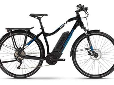 Le vélo électrique femme Trekking avec fourche trapèze