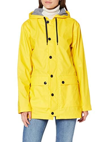 Veste cirée femme jaune pour se déplacer en vélo Petit Bateau