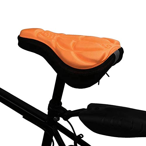 Housse de selle rembourrée en gel de silice pour selle de vélo Tourbon