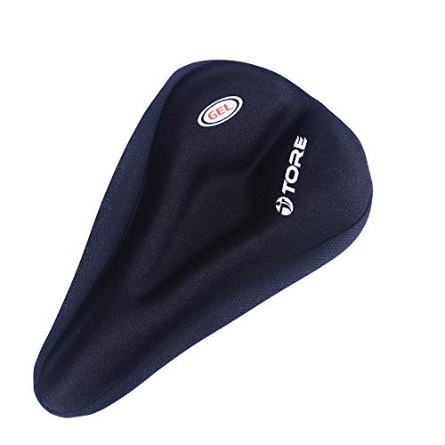 Housse de selle rembourée en gel pour vélo VTT femme