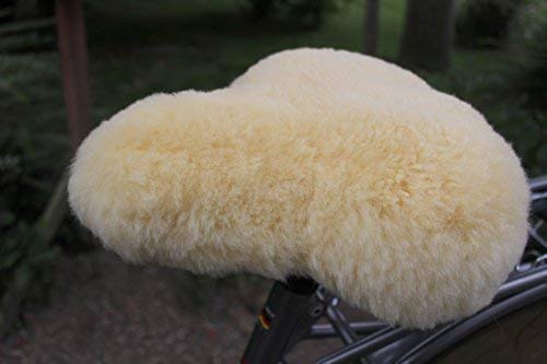 Housse de selle pour vélo adulte Förster-fellnest Premium en peau de mouton