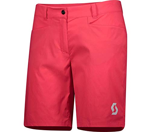 Pantalon court vélo femme de marque Scott corail et élégant