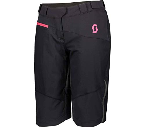 Pantalon court vélo femme de marque Scott Trail noir et élégant