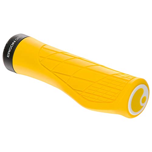 Poignées de vélo Enduro GE1 Evo Slim Ergon jaune  pour vélo de montagne