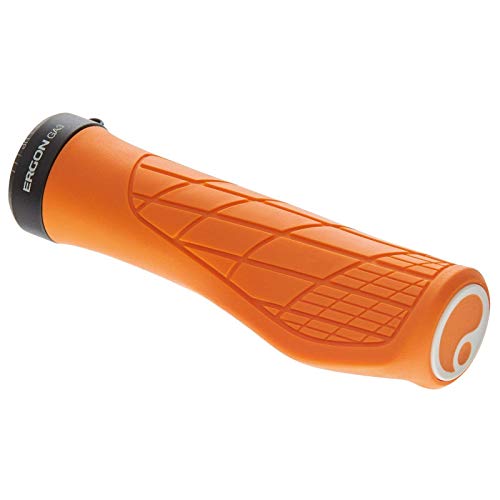 Poignées de vélo Enduro GE1 Evo Slim Ergon orange  pour vélo de montagne