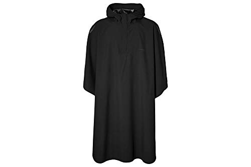 Cape poncho Basil coupe Hoga noire pour cyclisme femme