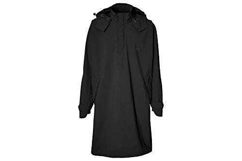 Trench poncho Basil coupe Mosse noir pour cyclisme femme