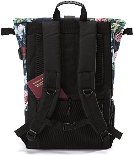 Sac à dos vélo femme Roll up Ela Mo avec sangle d'attache abdominale