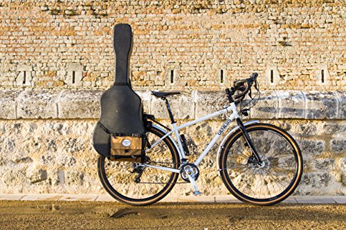 Sacoche vélo porte-bagage arrière Bakkie Cycles le transport à velo de votre guitare