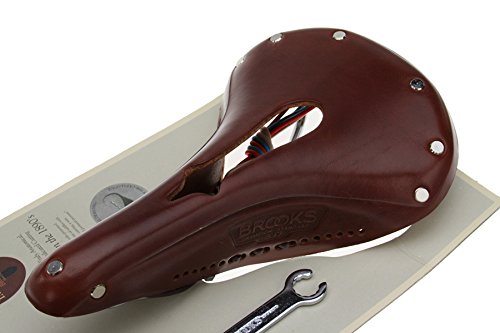 Selle vélo femme Brooks B17 Imperial avec une ouverture libérant les pressions périnéales