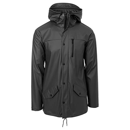 Veste de pluie courte pour cyclisme femme noire Agu