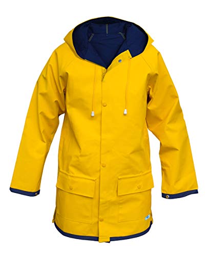 Veste cirée jaune de marin pour se déplacer en vélo, réversible Friesennerz